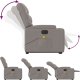 vidaXL Podnoszony fotel masujący, elektryczny, rozkładany, kolor taupe 6