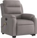 vidaXL Podnoszony fotel masujący, elektryczny, rozkładany, kolor taupe 3
