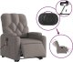 vidaXL Podnoszony fotel masujący, elektryczny, rozkładany, kolor taupe 5