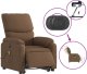 vidaXL Podnoszony fotel masujący, elektryczny, rozkładany, brązowy 5
