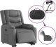 vidaXL Rozkładany fotel pionizujący elektryczny szary 5