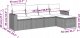 vidaXL 5-częściowy zestaw mebli ogrodowych z poduszkami, beżowy, polirattan 3