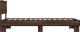 vidaXL vidaXL Rama łóżka, brązowy dąb, 75x190 cm, materiał drewnopochodny 5