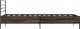 vidaXL vidaXL Rama łóżka, brązowy dąb, 90x200 cm, materiał drewnopochodny 5