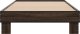 vidaXL vidaXL Rama łóżka, brązowy dąb, 75x190 cm, materiał drewnopochodny 4