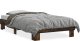 vidaXL vidaXL Rama łóżka, przydymiony dąb, 75x190 cm, materiał drewnopochodny 3