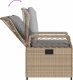 vidaXL vidaXL 3-cz. zestaw mebli ogrodowych z poduszkami, beżowy, polirattan 5
