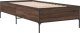 vidaXL vidaXL Rama łóżka, brązowy dąb, 75x190 cm, materiał drewnopochodny 6