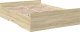 vidaXL vidaXL Rama łóżka z szufladami, dąb sonoma, 120x200 cm 2