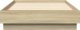 vidaXL vidaXL Łóżko bez materaca, dąb sonoma, 75x190 cm 4