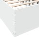 vidaXL vidaXL Rama łóżka, biała, 75x190 cm, materiał drewnopochodny 8