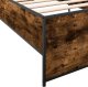 vidaXL vidaXL Rama łóżka, przydymiony dąb, 75x190 cm, materiał drewnopochodny 7