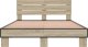 vidaXL vidaXL Rama łóżka, dąb sonoma, 120x200 cm, materiał drewnopochodny 4