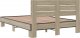 vidaXL vidaXL Rama łóżka, dąb sonoma, 120x200 cm, materiał drewnopochodny 6