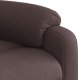 vidaXL Rozkładany fotel masujący, ciemnobrązowy, obity tkaniną 9