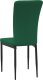 vidaXL Krzesła stołowe, 4 szt., ciemnozielone, obite aksamitem 6