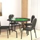 vidaXL Składany stół do pokera dla 8 osób, zielony, 108x108x75 cm 1