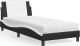 vidaXL vidaXL Łóżko z materacem, białe, 100x200 cm, sztuczna skóra 1