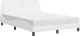 vidaXL vidaXL Łóżko z materacem, białe, 120x200 cm, sztuczna skóra 2