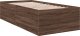 vidaXL vidaXL Rama łóżka, brązowy dąb, 75x190 cm, materiał drewnopochodny 2