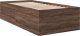 vidaXL vidaXL Rama łóżka, brązowy dąb, 75x190 cm, materiał drewnopochodny 6