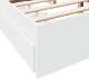 vidaXL vidaXL Rama łóżka z szufladami, biała, 160x200 cm 8