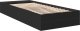 vidaXL vidaXL Rama łóżka, czarna, 90x200 cm, materiał drewnopochodny 6