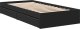 vidaXL Rama łóżka z szufladami, czarna, 100x200 cm 2