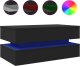 vidaXL Stolik kawowy z oświetleniem LED, czarny, 90x50x40 cm 2