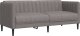 vidaXL vidaXL Sofa 2-osobowa, kolor taupe, tapicerowana tkaniną 2