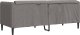 vidaXL vidaXL Sofa 2-osobowa, kolor taupe, tapicerowana tkaniną 6