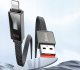 Kabel USB Mcdodo USB-A - Lightning 1 m Czarny 2