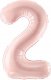 Party Deco Balon foliowy 2 jasny różowy 72cm 1