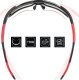 RockBros Okulary rowerowe z polaryzacją i filtrem UV 400 czerwone ROCKBROS 5