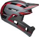 Bell Kask full face BELL SUPER AIR R Rozmiar kasku: S(51-55 cm), Wybierz kolor: Matte Grey Red 60