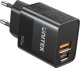 Ładowarka Unitek Unitek Ładowarka sieciowa, 1x USB-A, 1x USB-C, QC, PC 3.0, 20W, czarna 1