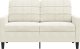 vidaXL Sofa 2-osobowa, kremowy, 120 cm, tapicerowana aksamitem 4