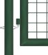 vidaXL Brama z siatki, zielona, 400x175 cm, galwanizowana stal 5