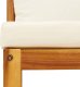 vidaXL vidaXL Sofa ogrodowa z poduszkami, 2-osobowa, lite drewno akacjowe 9
