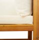 vidaXL vidaXL Sofa ogrodowa z poduszkami, 2-osobowa, lite drewno akacjowe 10
