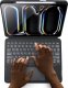 Dux Ducis DUX DUCIS etui DK składane z klawiaturą bezprzewodową do iPad Pro 13 (2024) czarne 4