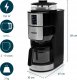 Ekspres przelewowy Princess Princess 249408 Grind and Brew Compact Deluxe, Drip coffee maker, 0.75 L, Coffee beans, Built-in grinder, 750 W, Stainless steel 16