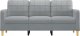 vidaXL VidaXL Sofa 3-osobowa, jasnoszara, 180 cm, tapicerowana tkaniną 3