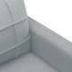 vidaXL VidaXL Sofa 3-osobowa, jasnoszara, 180 cm, tapicerowana tkaniną 6