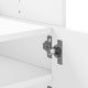 vidaXL vidaXL Szafka pod TV, biała, 100x35x40 cm, materiał drewnopochodny 9