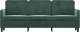 vidaXL VidaXL 3-Seater Sofa Dark Green 70.9" Velvet 3