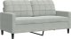 vidaXL vidaXL Sofa 2-osobowa, jasnoszara, 140 cm, tapicerowana aksamitem 2
