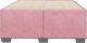 vidaXL Rama łóżka, różowa, 120 x 200 cm, tapicerowana aksamitem 4