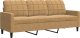 vidaXL vidaXL Sofa 3-osobowa, brązowa, 180 cm, tapicerowana aksamitem 2
