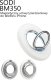 Podstawka Beline SODI Dwustronny magnetyczny Ring Stand BM-350 biały/white MagSafe 9